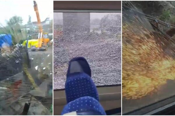 Bhopal: Bridge construction underneath building on the monitor collided with Vande Bharat, practice stopped from emergency brake, home windows damaged, passengers secure